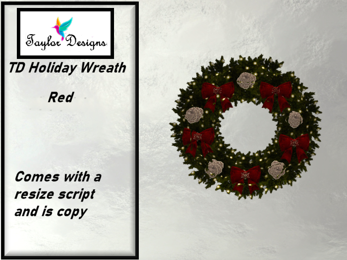 TD Wreath Red
