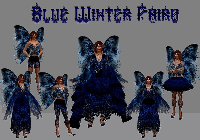 Blue Winter Fairy boxed