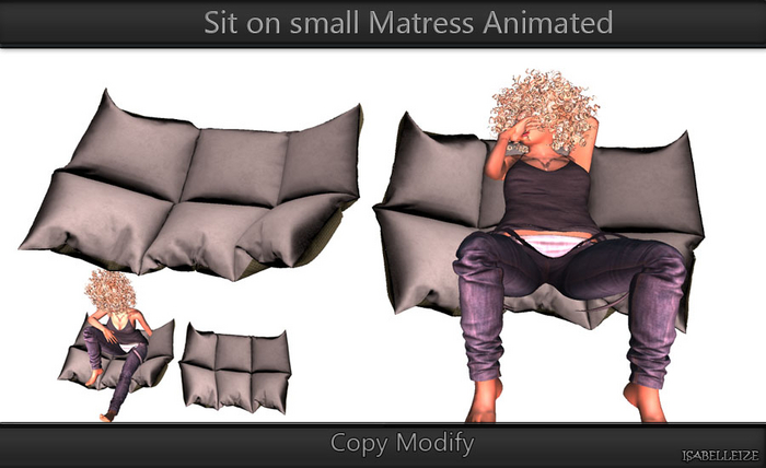 Animated Mattress Set - Mesh (Copy/Modify)