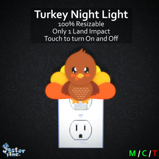 [Jester Inc.] Turkey Night Light!