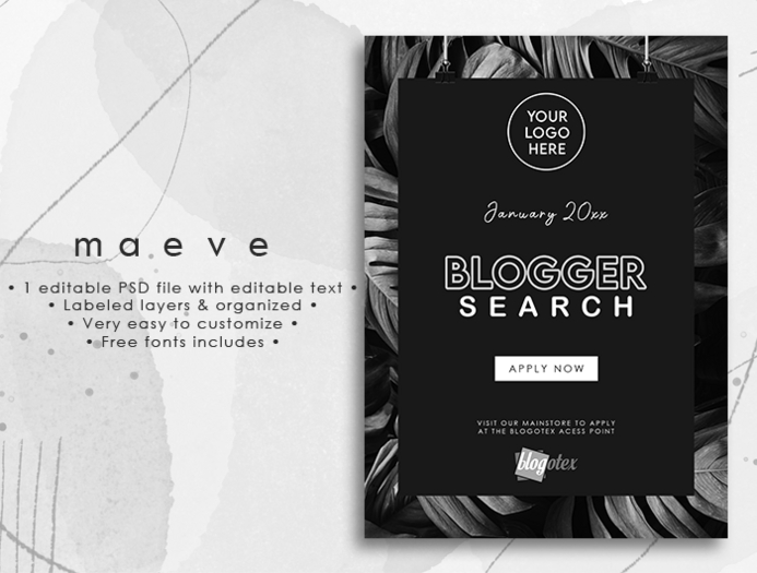 MAEVE - BLOGGER SEARCH 02 (wear me)