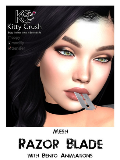 Kitty Crush - Nom Nom Razor Blade 