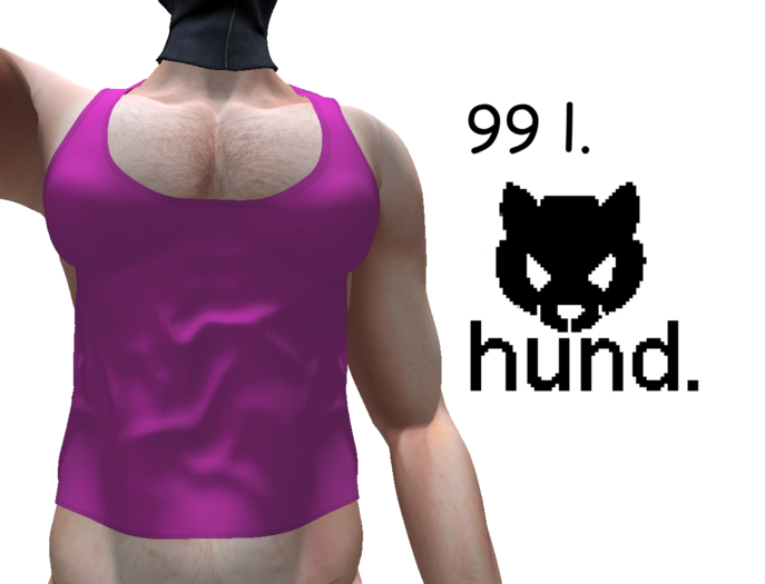 [h]und. Kario Tanktop Pink