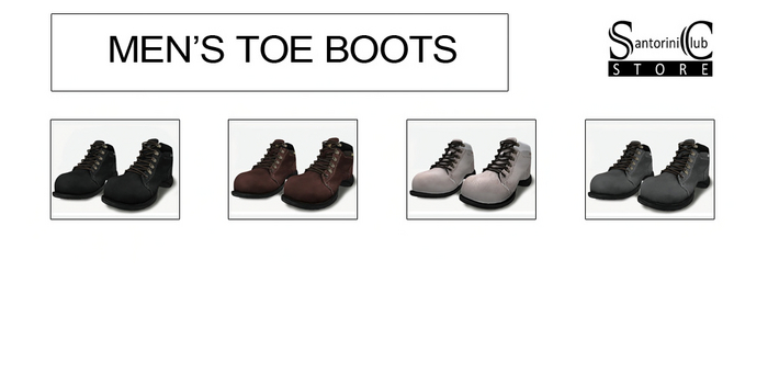 Everyday Toe Mesh Men's Boots 23