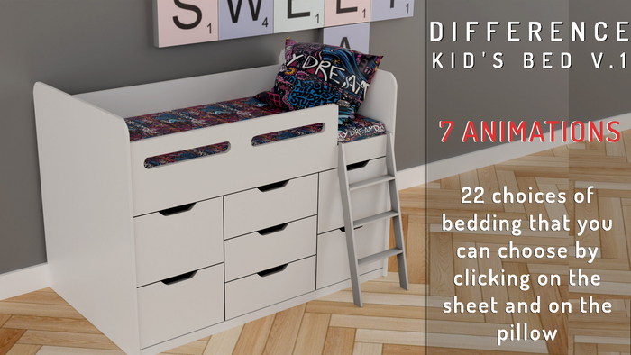 DIFFERENCE Kid's bed V.1