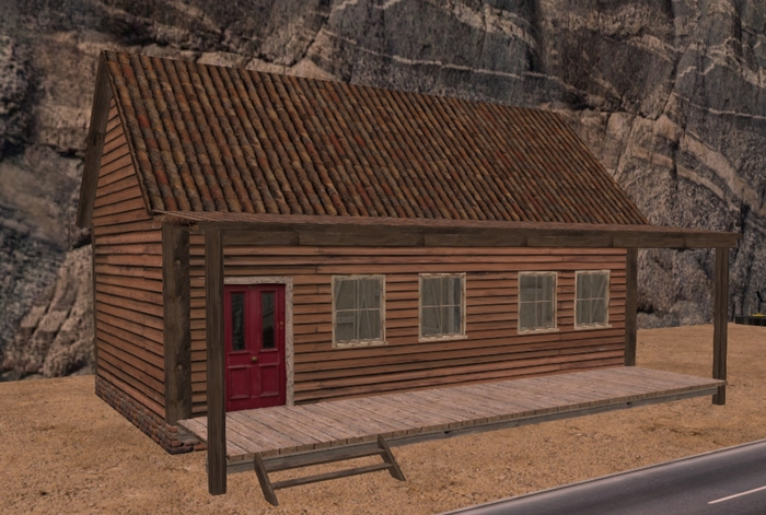 house old wood with porch