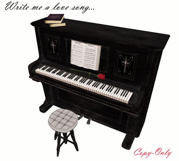 Upright Piano - decor