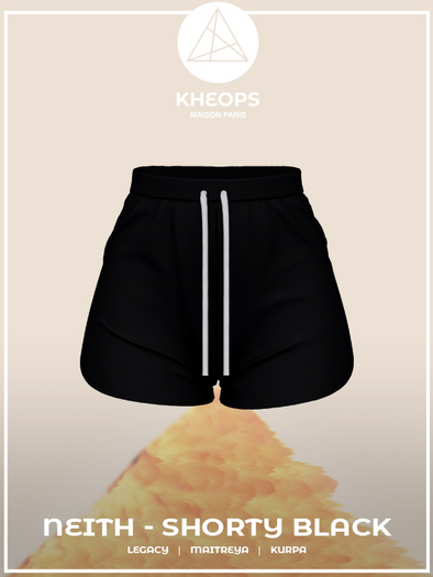 Kheops /\ Neith SET - Shorty - Black