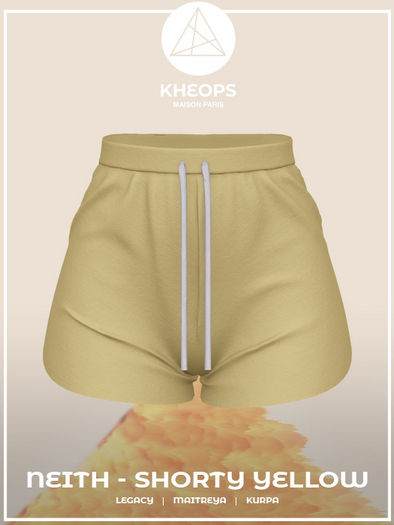 Kheops /\ Neith SET - Shorty - Yellow