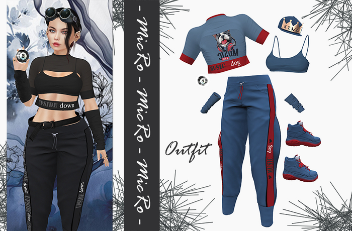 - Mico - Outfit FitWay Red Blue 