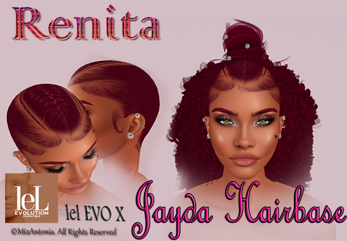 LaRenitaxKrasa:: Jayda Hairbase - Tintable (EVO X)