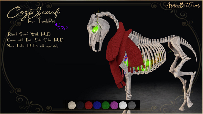 :AppyBottoms: TeeglePet - Cozi Scarf (Styx)