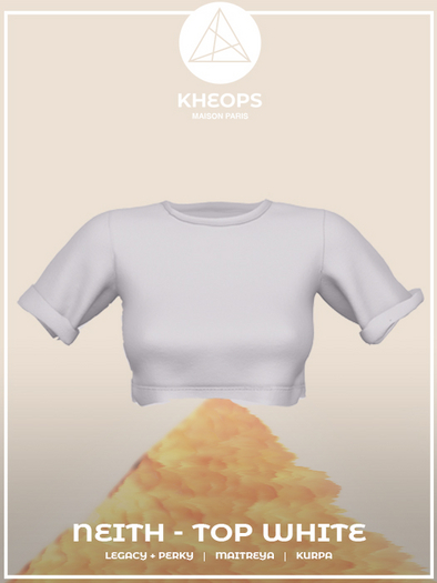 Kheops /\ Neith SET - TOP -   White 