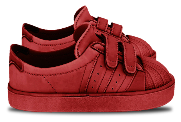 {Little Miss} Strappy Sneakers / TD/Bebe/Youth / Red