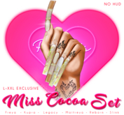 !! Pinky's Nails !! Miss Cocoa Set ' Square