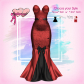 .Princess Stuff. [Evening Dress] Wine & Black_add
