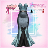 .Princess Stuff. [Evening Dress] Teal & Black_add