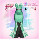 .Princess Stuff. [Evening Dress] Mint & Black_add
