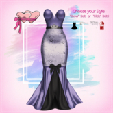 .Princess Stuff. [Evening Dress] Steel & Black_add