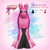 .Princess Stuff. [Evening Dress] Pink & Black_add