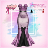 .Princess Stuff. [Evening Dress] Lilac & Black_add