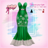 .Princess Stuff. [Evening Dress] Festive Green_add