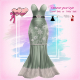 .Princess Stuff. [Evening Dress] Festive Soft Ivy_add