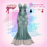 .Princess Stuff. [Evening Dress] Festive Teal_add