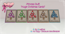 .Princess Stuff. [Huge Christmas Cards] Transferable Set!_add