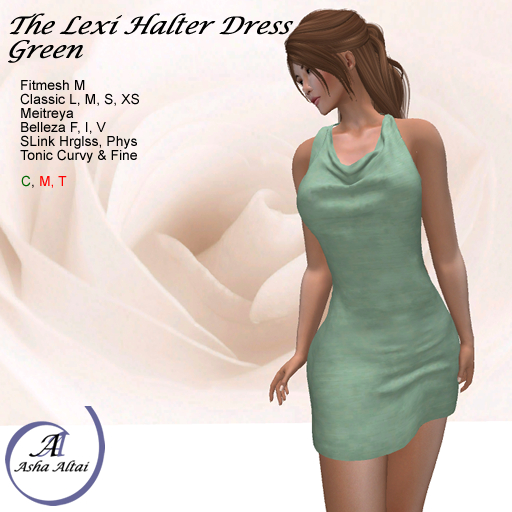 AA - Lexi Halter Dress - Green