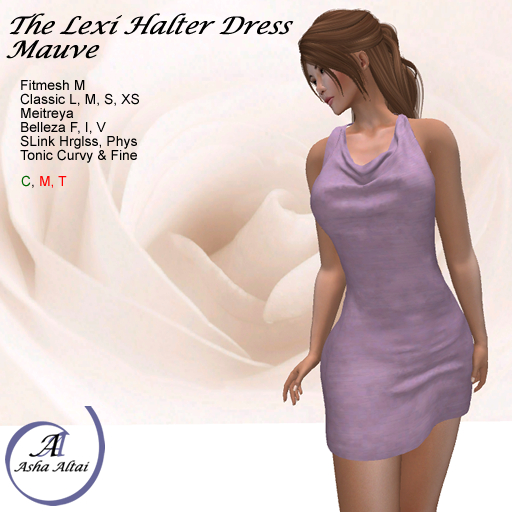 AA - Lexi Halter Dress - Mauve