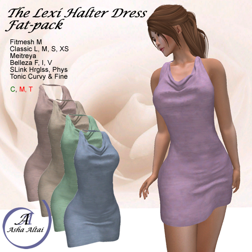 AA - Lexi Halter Dress - Fat Pack