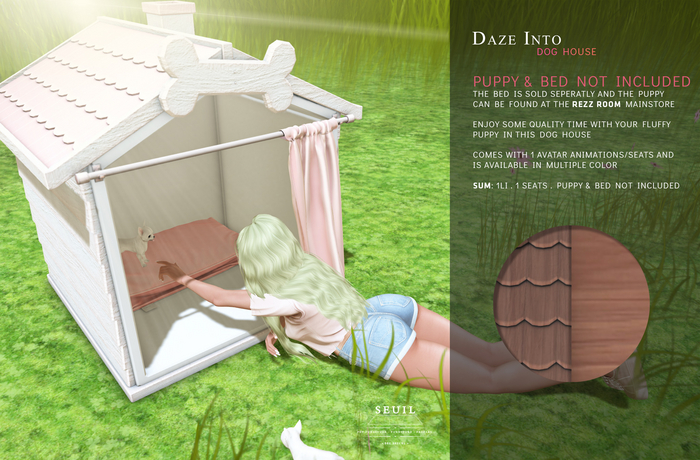 Daze into Dog house Brown and beige