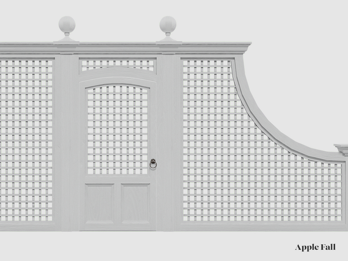 Apple Fall Hartley Fencing Kit - White