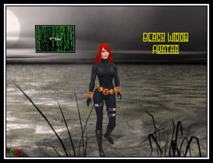 Black Widow Mesh Avatar