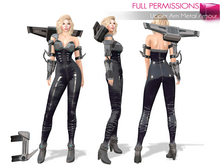 Full Perm Non-rigged Sci-fi Upper Arm Guard Armour For All Male and Female Avatars