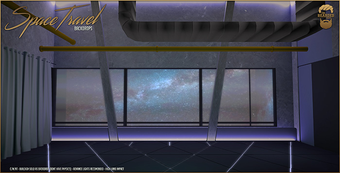 Space Travel Backdrop - The Bearded Guy