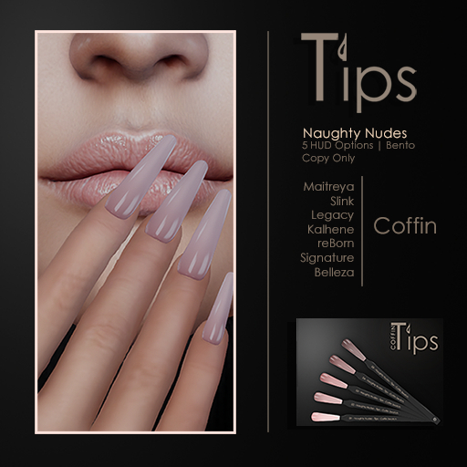 [Tips] Naughty Nudes - Coffin Nails
