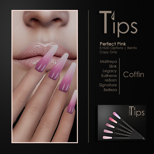 [Tips] Perfect Pink - Coffin Nails