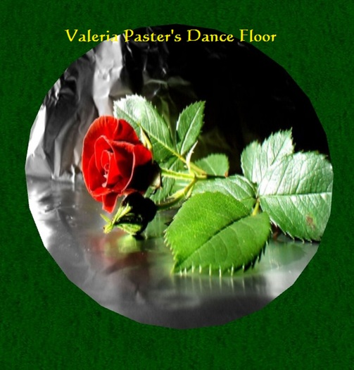 Red Rose Foil Dance Floor