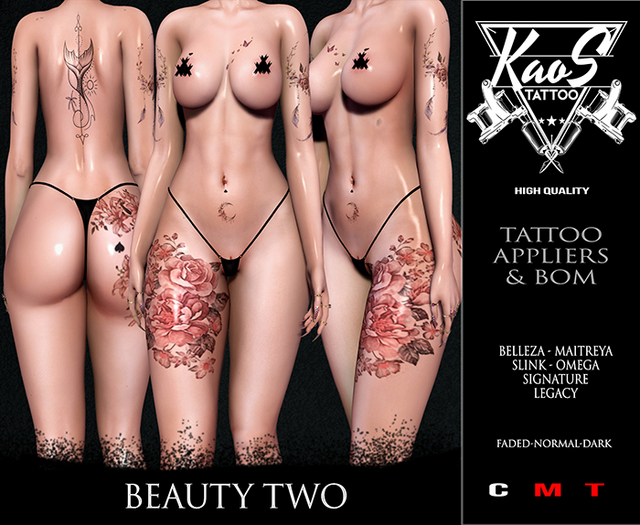 KAOS BEAUTY TWO TATTOO