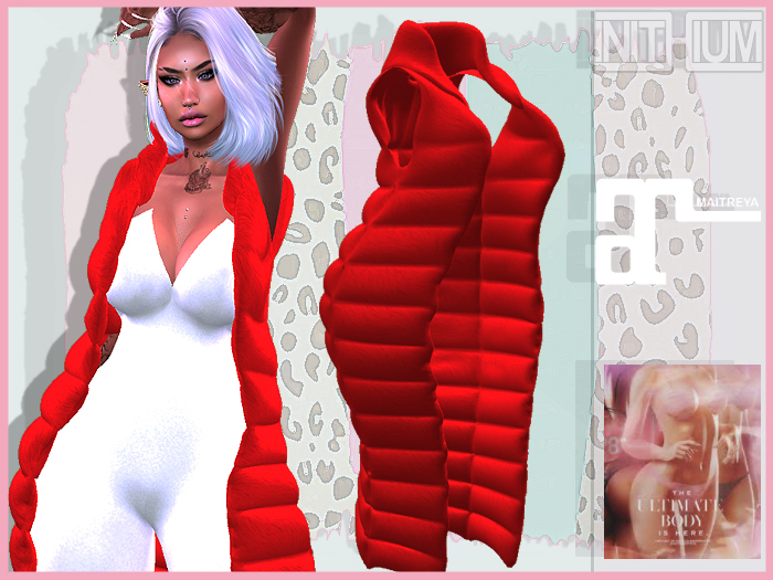 YTS-JINA COAT(MAITREYA)-RED