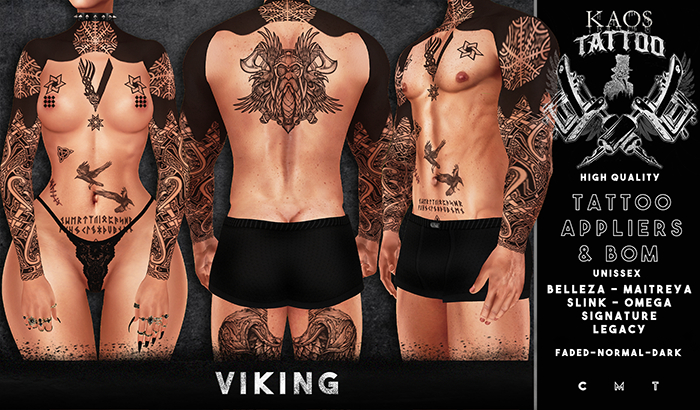 KAOS VIKINGS TATTOO