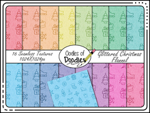 Oodles of Doodles - Glittered Christmas Flannel