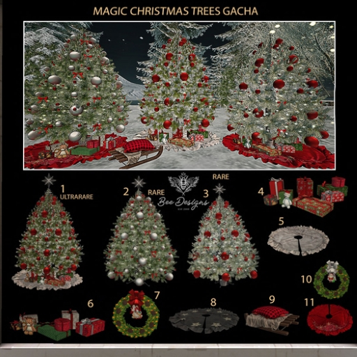 10 Bee Designs Magic Christmas Tree