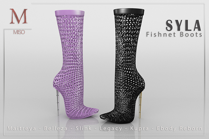 MISO - Syla Fishnet Boots [Fat Pack]