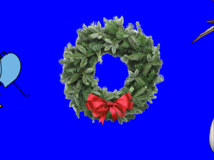 Christmas Pine Wreath With red Bow 2021