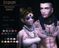 OPOPOP ! Mesh Unisex Necklace ASHLEY V#1