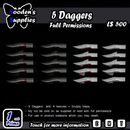 5 Daggers
