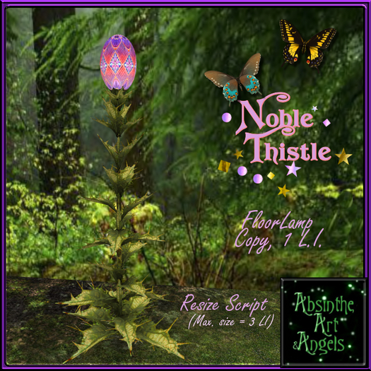 Noble Thistle Lamp